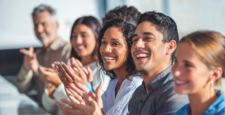 Symbolic picture for diversity with various people