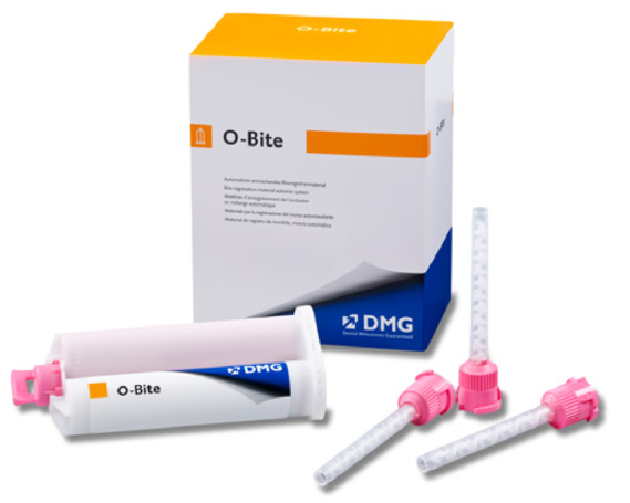 O-Bite | Bite registration material | Fast-curing and excellent break resistance Packaging with cartridge and dispensers