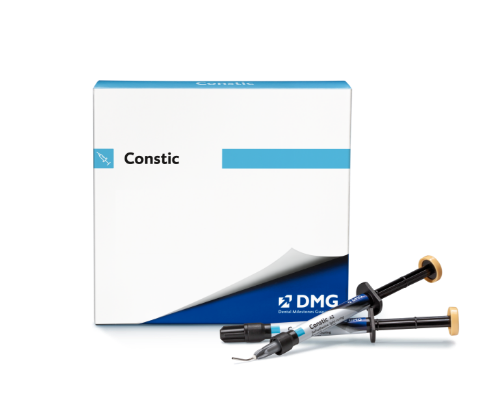 Constic | Composite fluide | Auto-mordançage et auto-adhésif Conditionnement et deux Seringues